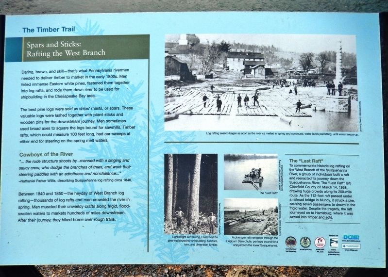 Spars and Sticks: Rafting the West Branch Marker image. Click for full size.