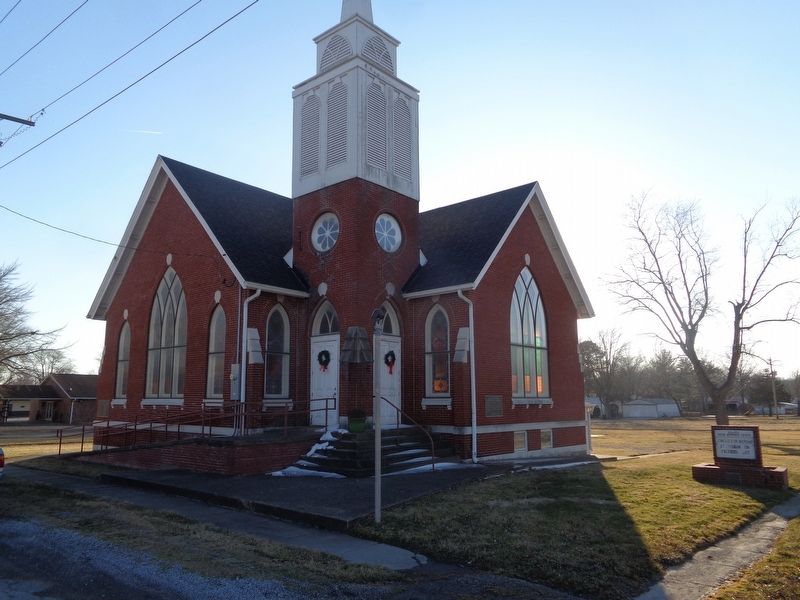 Galatia United Methodist Church Marker image. Click for full size.