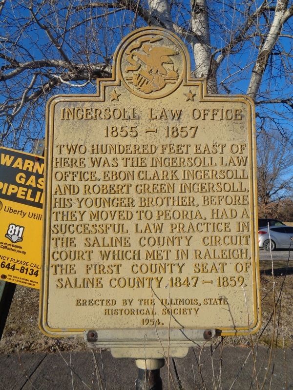 Ingersoll Law Office Marker image. Click for full size.