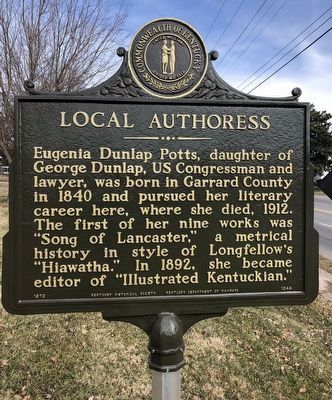 Local Authoress Marker (refurbished) image. Click for full size.