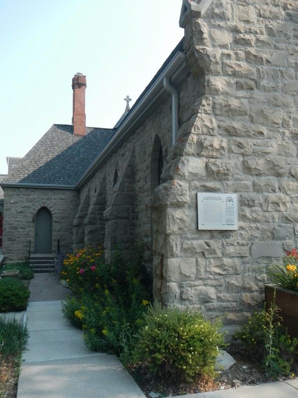 St. James Episcopal Church and Marker image. Click for full size.