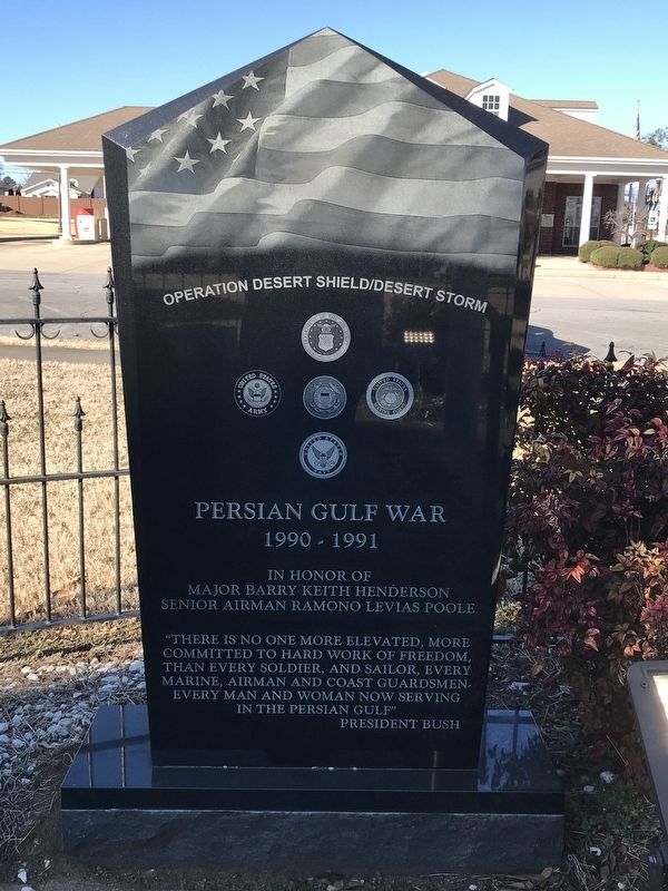 Colbert County Persian Gulf War Memorial image. Click for full size.