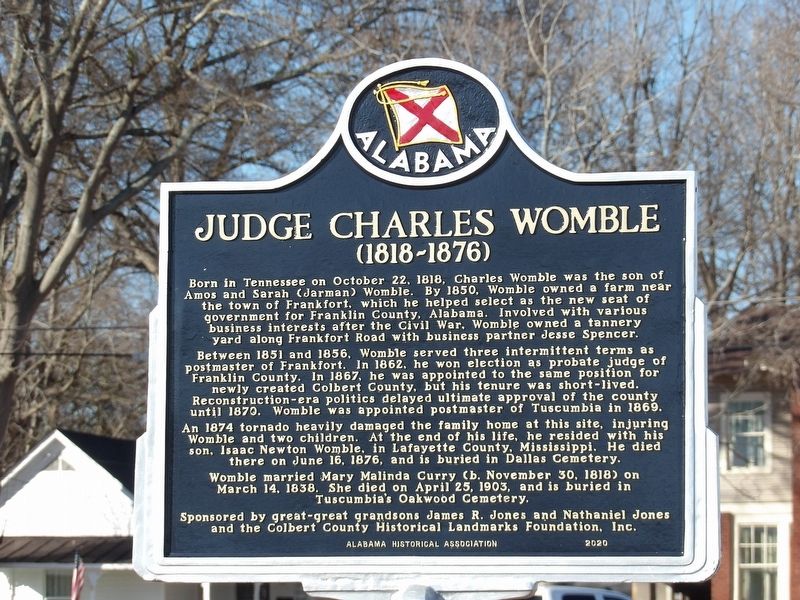 Judge Charles Womble Marker image. Click for full size.