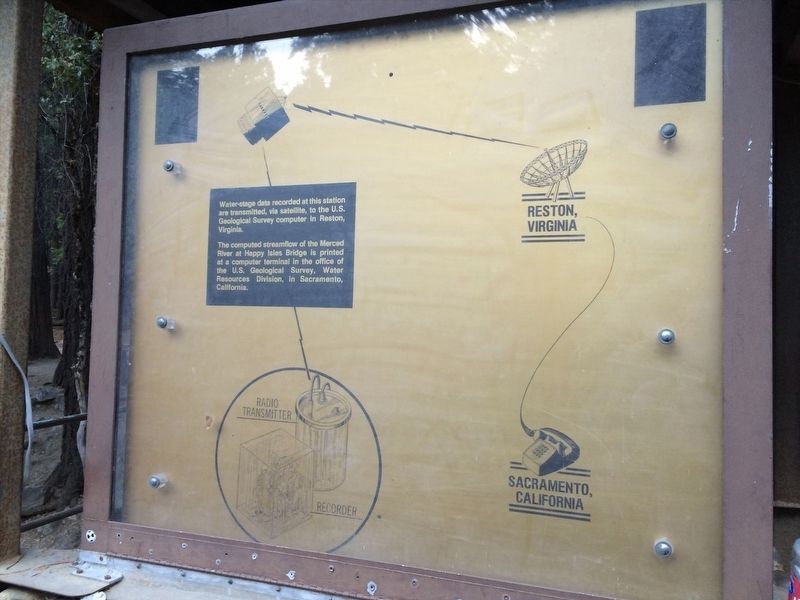 Happy Isles Gaging Station Marker image. Click for full size.