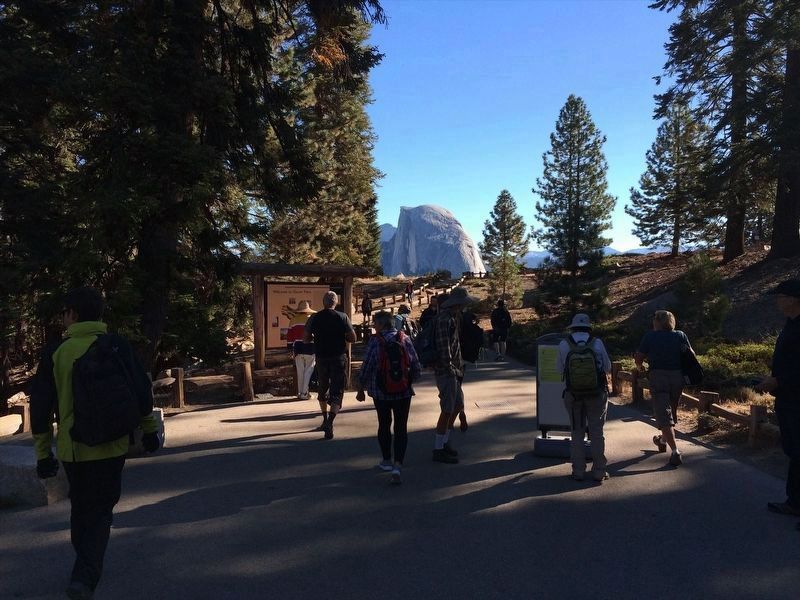 Welcome to Glacier Point Marker image. Click for full size.
