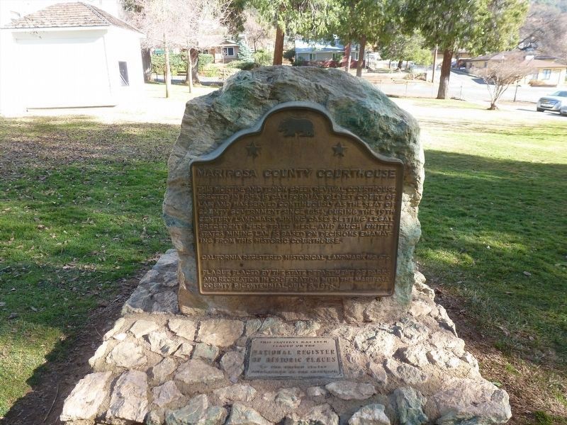 Mariposa County Courthouse Marker image. Click for full size.