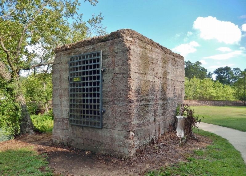 Mammoth Spring Milling Company Vault Remains image. Click for full size.
