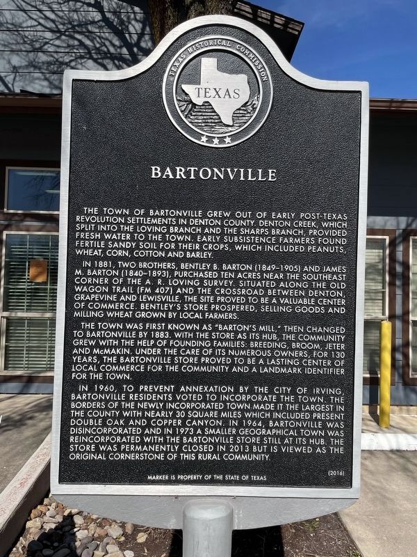 Bartonville Marker image. Click for full size.