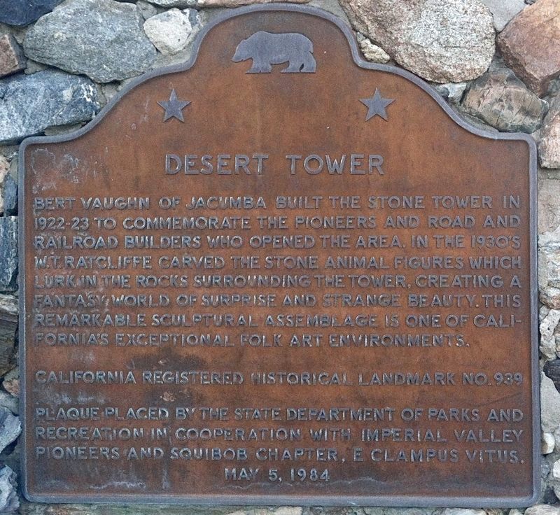 Desert Tower Marker image. Click for full size.