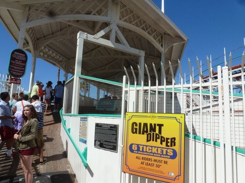 Ace Roller Coaster Landmark Marker image. Click for full size.