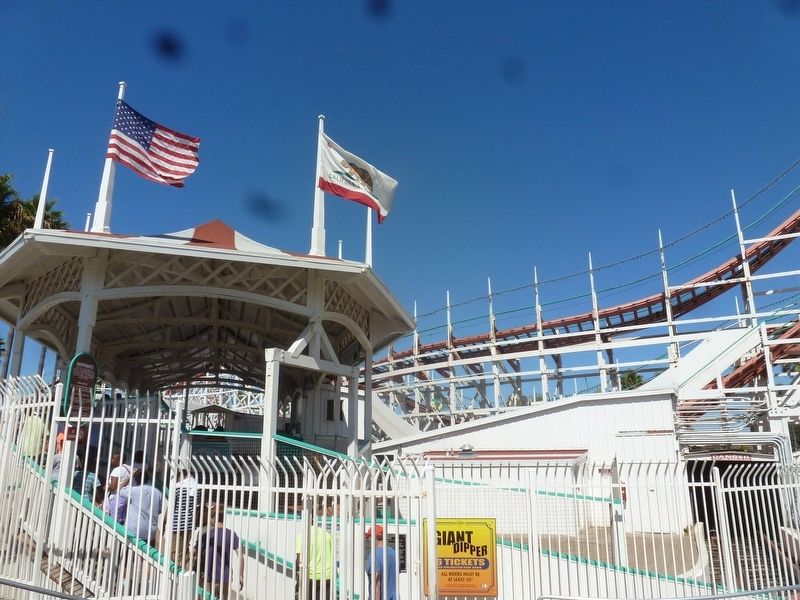 Ace Roller Coaster Landmark Marker image. Click for full size.