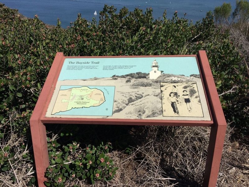 The Bayside Trail Marker image. Click for full size.