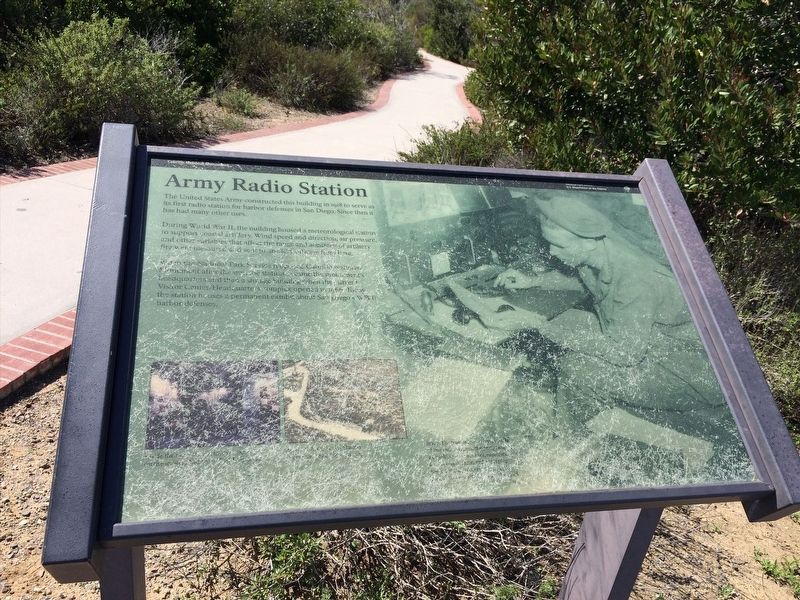 Army Radio Station Marker image. Click for full size.