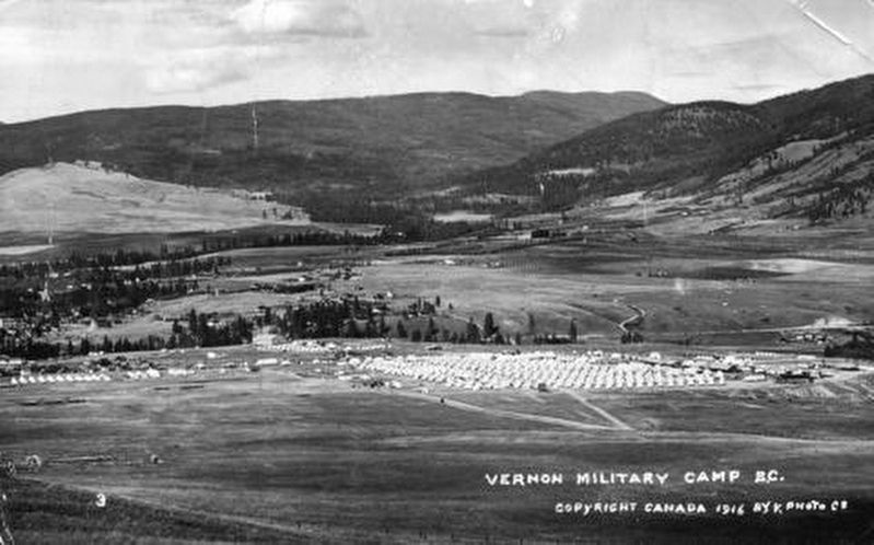Aerial view of Vernon Military Camp image. Click for full size.