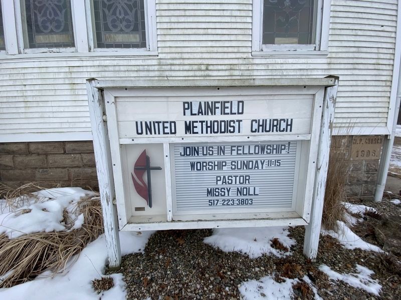 Plainfield Methodist Church image. Click for full size.
