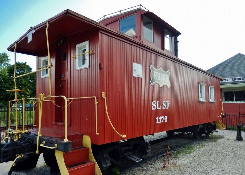 Frisco Caboose 1176 image. Click for full size.
