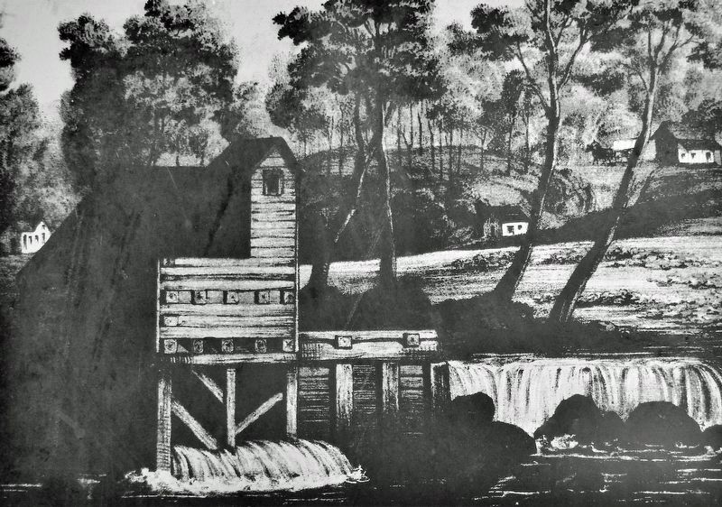 Marker detail: Mammoth Spring & Grist Mill image. Click for full size.