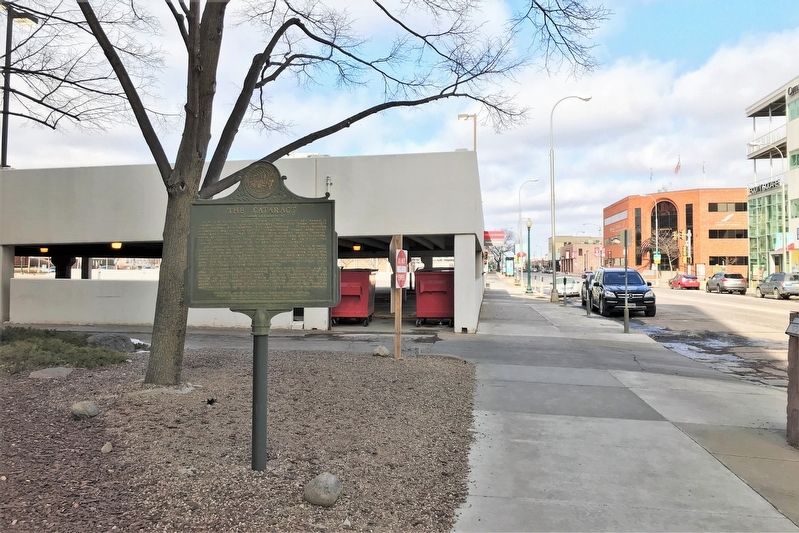 The Cataract Marker, from the south image. Click for full size.