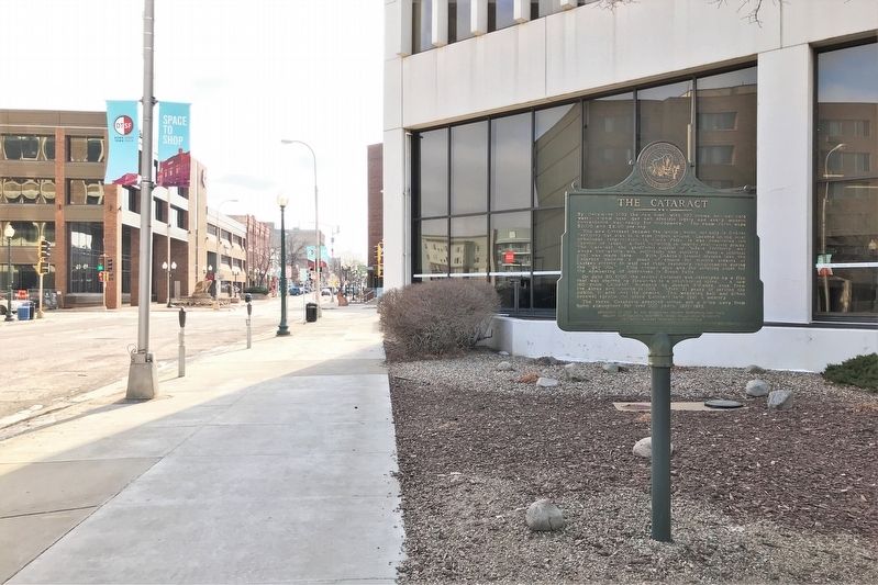 The Cataract Marker, from the north image. Click for full size.