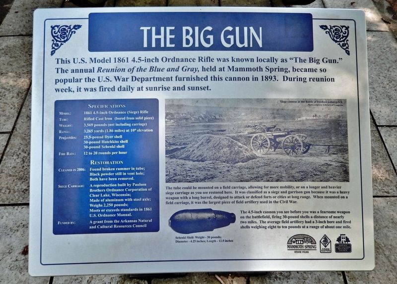 The Big Gun Marker image. Click for full size.