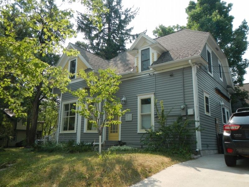Amos R. Howerton Residence and Marker image. Click for full size.