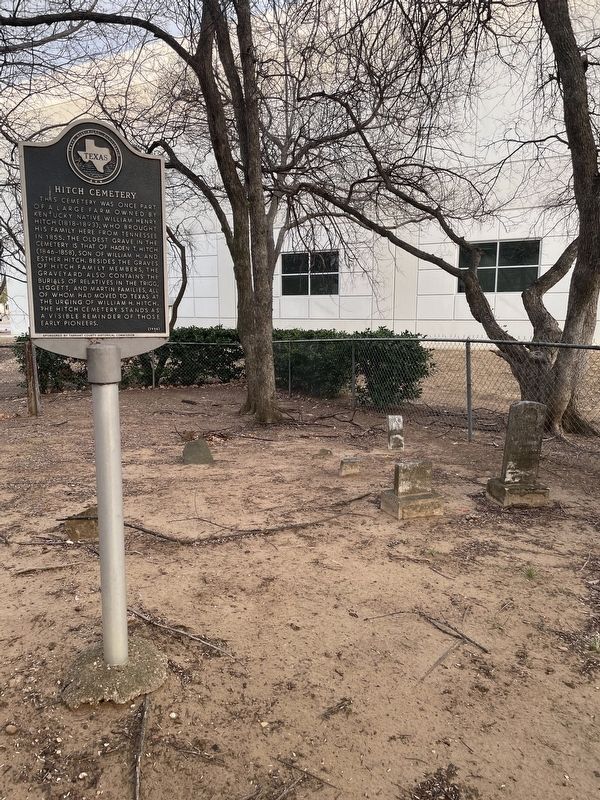 Hitch Cemetery Marker image. Click for full size.