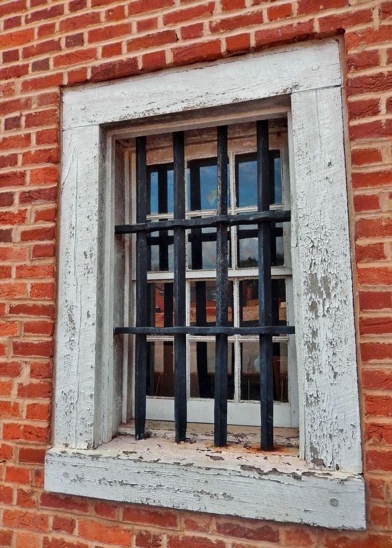 Old Wilkes Jail Cell Window image. Click for full size.