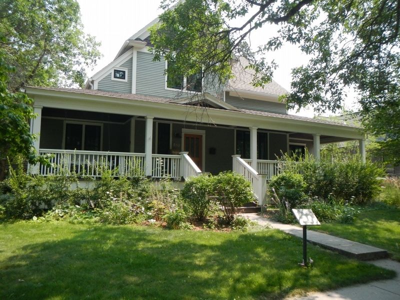 Robert A. Cooley Residence and Marker image. Click for full size.