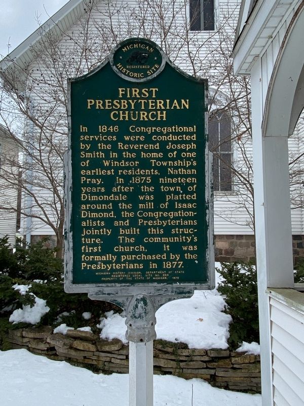First Presbyterian Church Marker image. Click for full size.