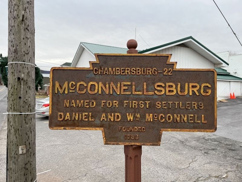 McConnellsburg Marker image. Click for full size.