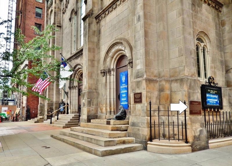 The Old Stone Church Marker. Click for full size. The Old Stone Church Marker image. Click for full size.