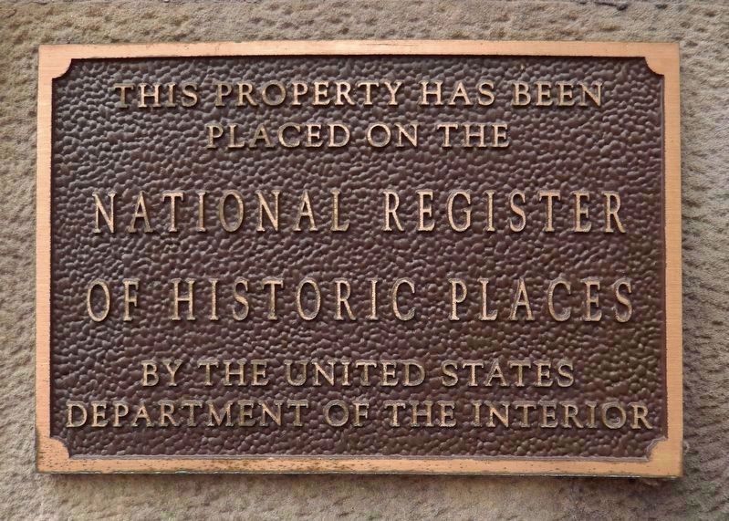 National Register of Historic Places. Click for full size. National Register of Historic Places image. Click for full size.