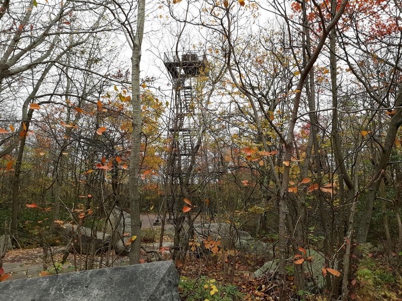 You are now standing more than fifty feet above the Highest Point Marker. Click for full size. You are now standing more than fifty feet above the Highest Point Marker image. Click for full size.
