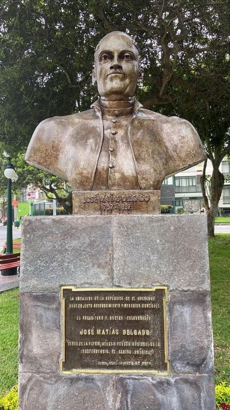 José Matías Delgado Marker. Click for full size. José Matías Delgado Marker image. Click for full size.