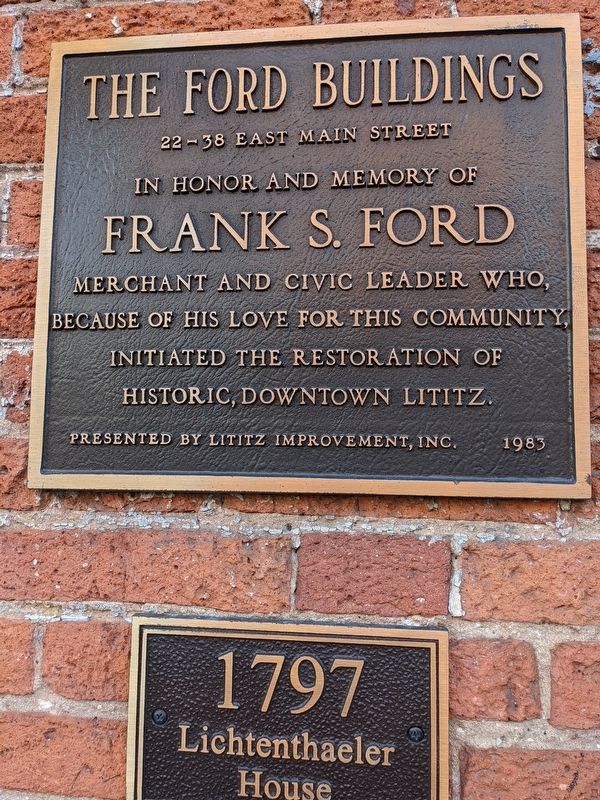 The Ford Buildings Marker image. Click for full size.
