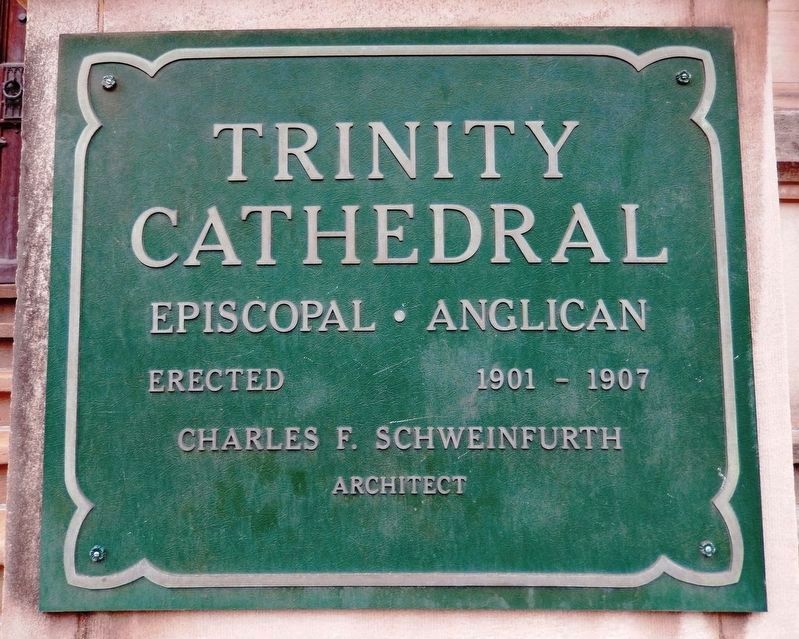 Trinity Cathedral Marker (panel 2) image. Click for full size.