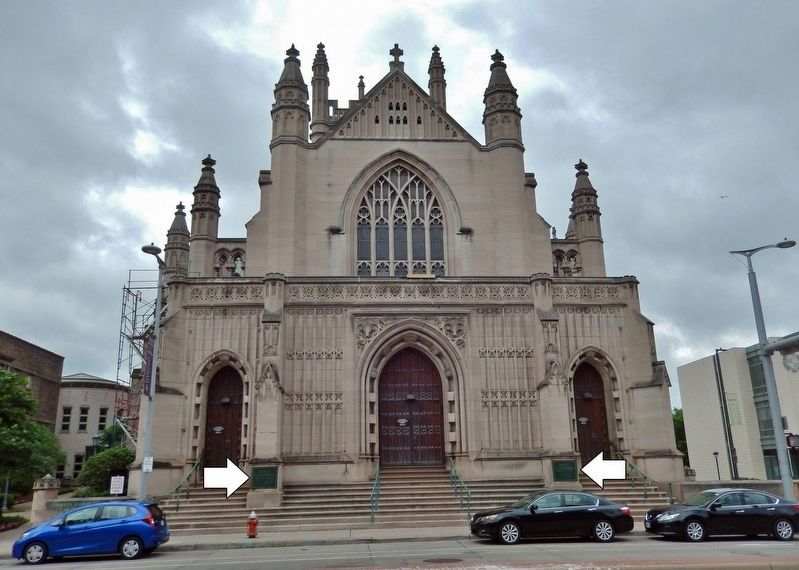 Trinity Cathedral (<i>north/front elevation</i>). Click for full size. Trinity Cathedral (<i>north/front elevation</i>) image. Click for full size.