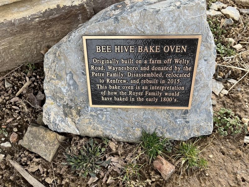 Bee Hive Bake Oven Marker. Click for full size. Bee Hive Bake Oven Marker image. Click for full size.