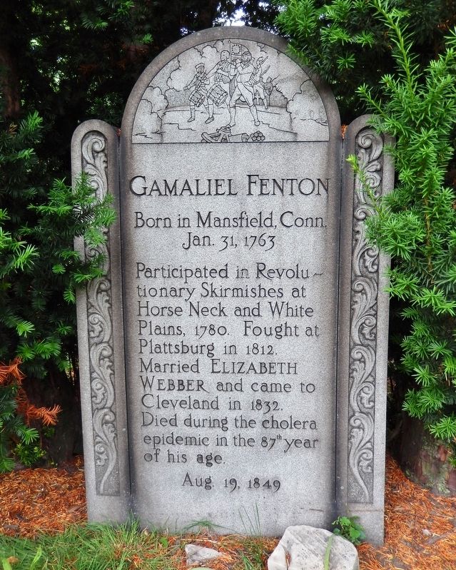 Gamaliel Fenton Marker. Click for full size. Gamaliel Fenton Marker image. Click for full size.