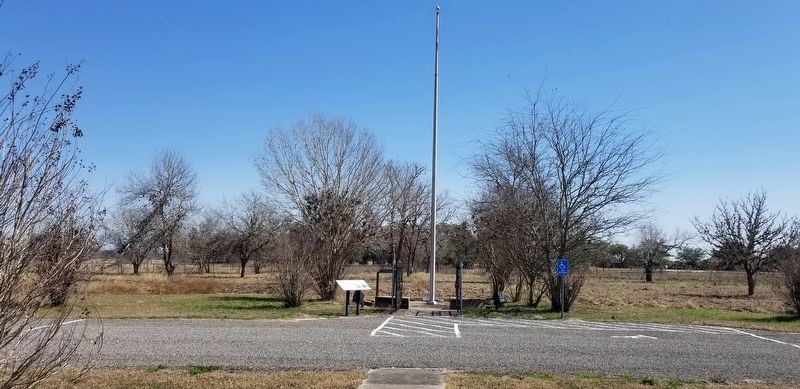 The view of the Site for the People Marker from the park image. Click for full size.