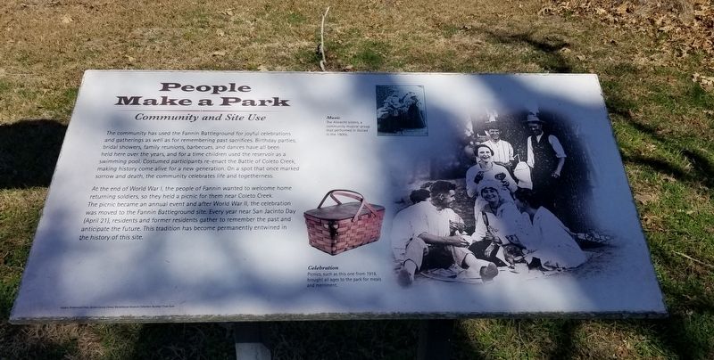 People Make a Park Marker image. Click for full size.