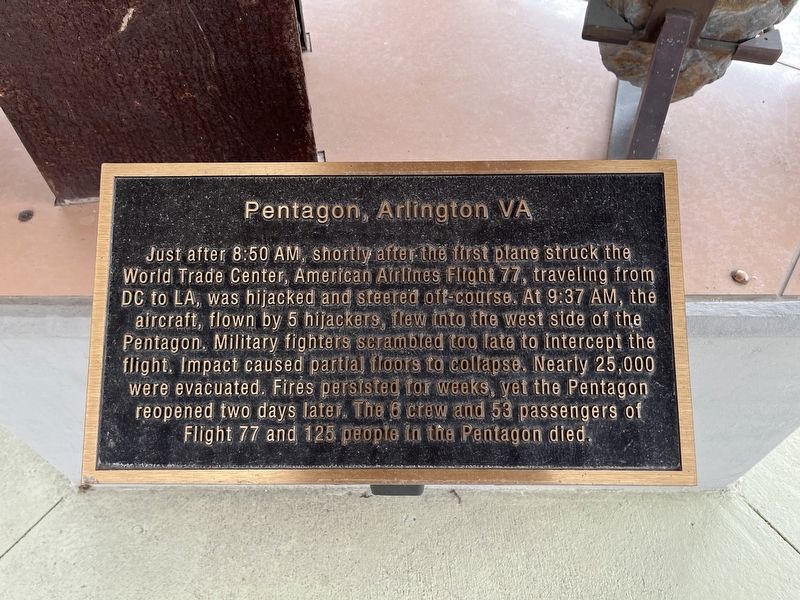 Pentagon, Arlington VA Marker image. Click for full size.
