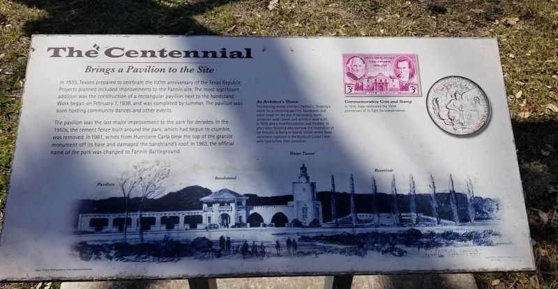 The Centennial Marker image. Click for full size.