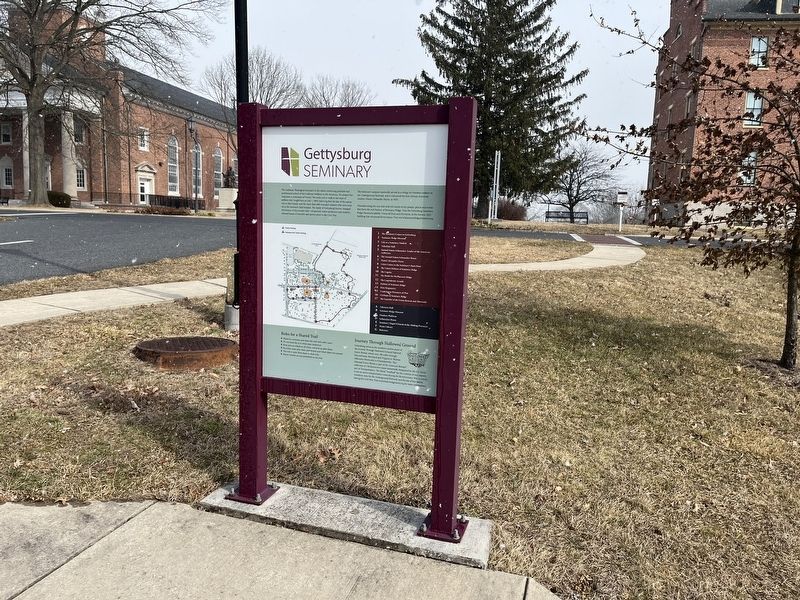 Gettysburg Seminary Marker image. Click for full size.