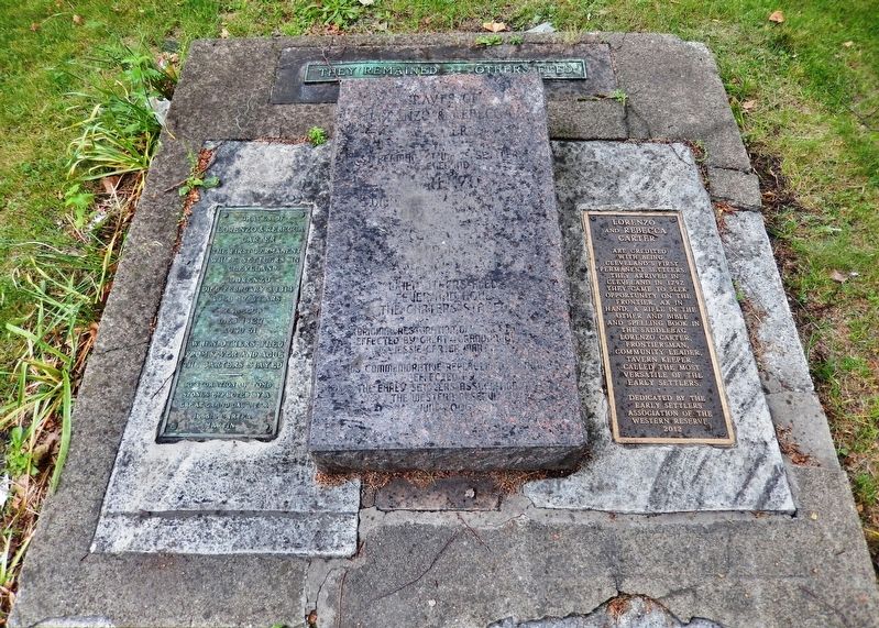 Lorenzo and Rebecca Carter Grave image. Click for full size.
