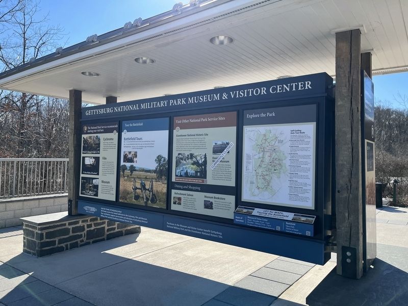 Gettysburg National Military Park Museum & Visitor Center Marker image. Click for full size.