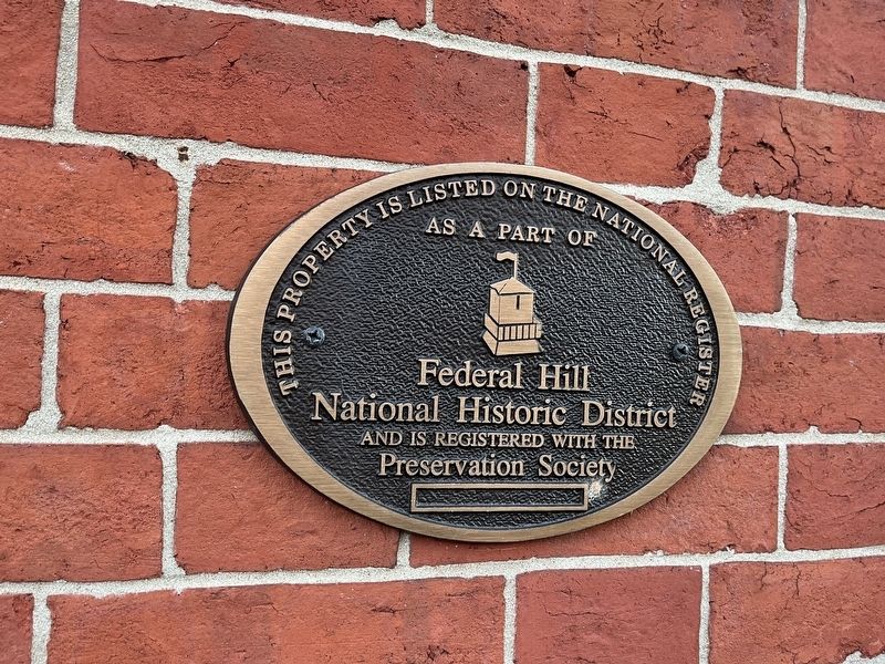 9 East Montgomery Street Marker image. Click for full size.