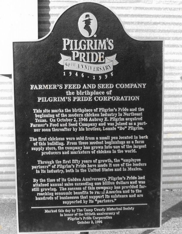 Farmer's Feed and Seed Company Marker image. Click for full size.