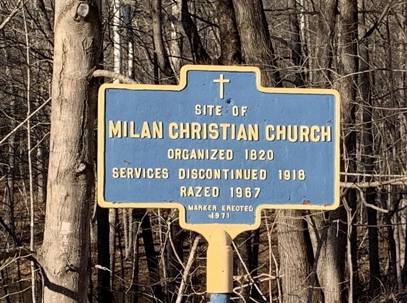 Milan Christian Church Site image. Click for full size.