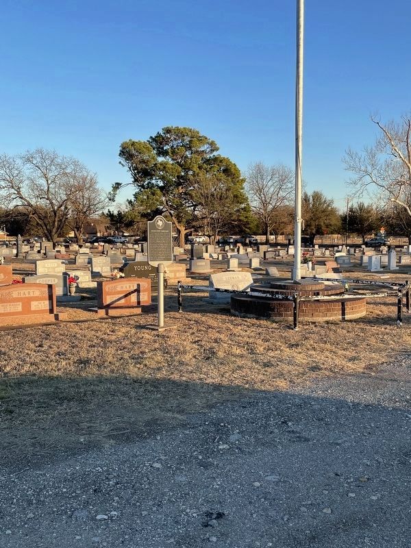 Springtown Cemetery and Marker image. Click for full size.